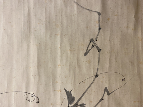 【真作】橋本陵華/梅花之鶏/鶏図/双鶏図/掛軸/名家伝来/AC-337 7）狩野山雪「梅花遊禽図」 美術ライター橋本 麻里 - 日本経済新聞