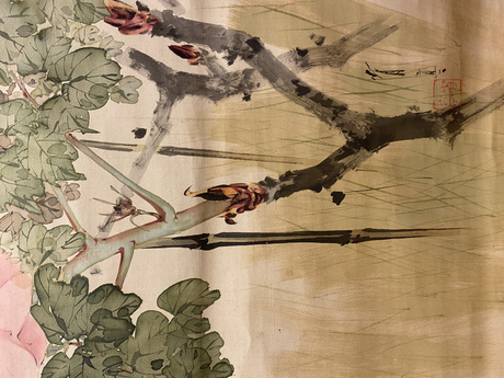 菊池容斎 絵 掛軸 掛け軸 菊池容斎 春宵/掛け軸(Hanging scrolls) 絵画の買取 販売 鑑定