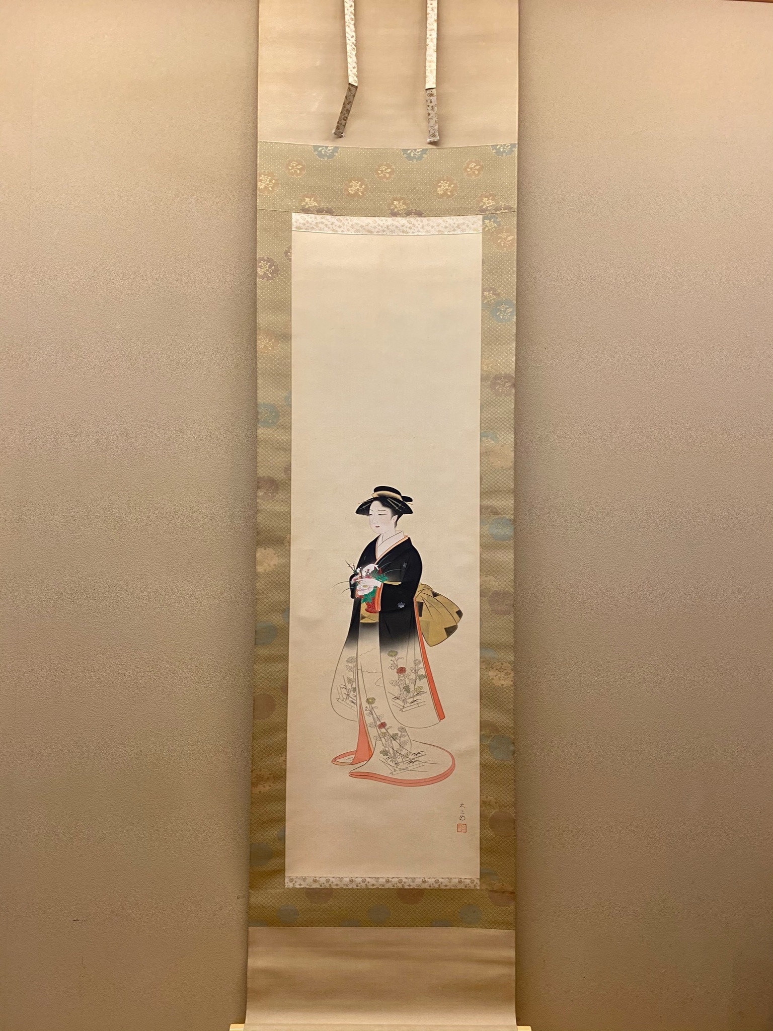 中村大三郎 花籠|古美術・掛け軸の販売・買取・鑑定-松本松栄堂