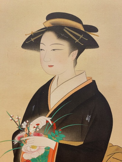 中村大三郎 花籠｜古美術・掛け軸の販売・買取・鑑定-松本松栄堂