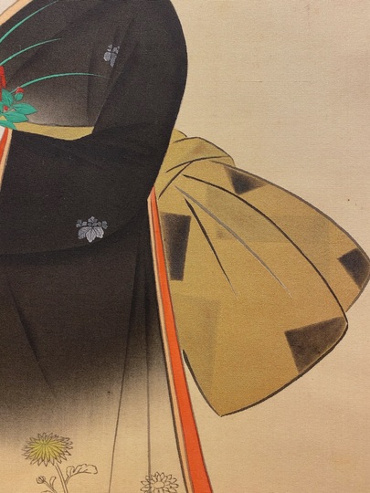 中村桜處生　水墨山水　掛軸 雪村周継 破墨山水図｜古美術・掛け軸の販売・買取・鑑定-松本松栄堂