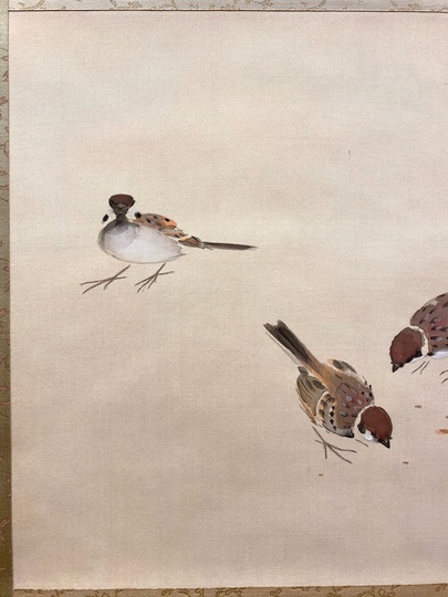 Tsuchida Bakusen sparrow｜Matsumoto Shoeido | Japanese