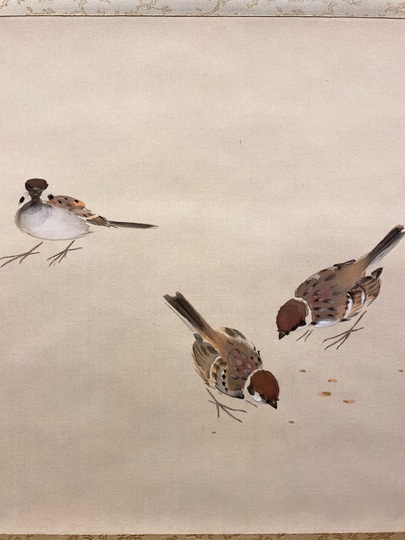 Tsuchida Bakusen sparrow｜Matsumoto Shoeido | Japanese