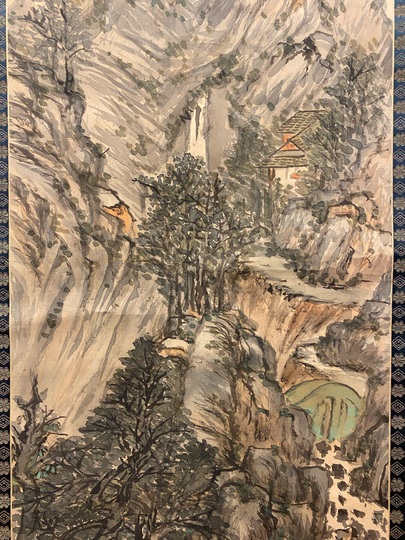 富岡鉄斎 雲山高隠図｜古美術・掛け軸の販売・買取・鑑定-松本松栄堂