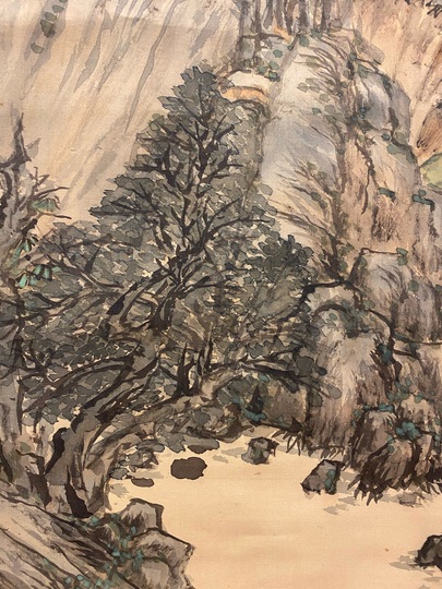 富岡鉄斎 雲山高隠図｜古美術・掛け軸の販売・買取・鑑定-松本松栄堂