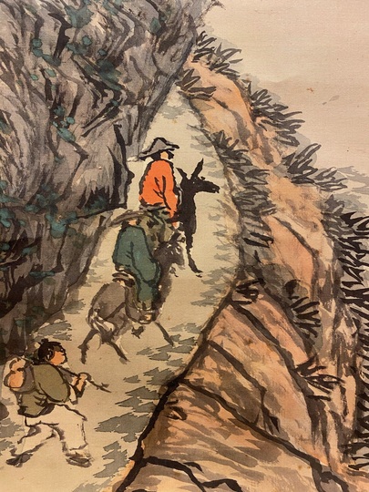 富岡鉄斎 雲山高隠図｜古美術・掛け軸の販売・買取・鑑定-松本松栄堂