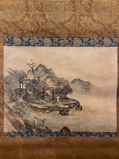 雲谷等益 山水 双幅｜古美術・掛け軸の販売・買取・鑑定-松本松栄堂