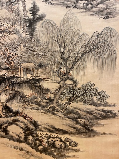 田能村直入 秋景漁舟｜古美術・掛け軸の販売・買取・鑑定-松本松栄堂