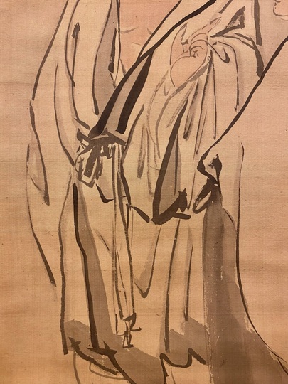 円山応挙 寒山拾得図｜古美術・掛け軸の販売・買取・鑑定-松本松栄堂