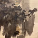 渡辺省亭 蓬莱之図 11