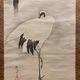 狩野伊川院栄信 鶴図 双幅 16