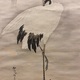 狩野伊川院栄信 鶴図 双幅 18