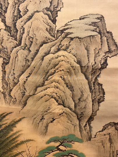 【真作】古谷一 晁/蓬莱山図/横物/掛軸/名家伝来/AA-868 Yahoo!オークション -「古谷一晁」の落札相場・落札価格
