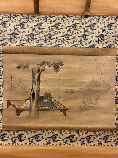 英一蝶 蘆生夢中之図｜古美術・掛け軸の販売・買取・鑑定-松本松栄堂