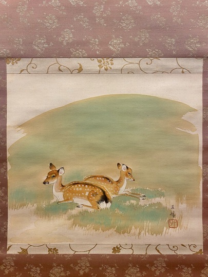 油絵浮御堂の春 Nishiyama Suisho Spring ｜Matsumoto Shoeido | Japanese