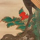 狩野永岳 孔雀双幅 11