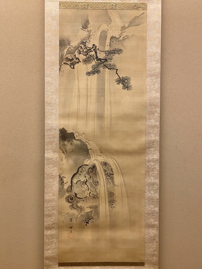 英一蝶 中亀息寿老 三幅対｜古美術・掛け軸の販売・買取・鑑定-松本松栄堂