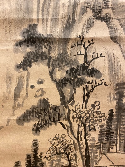 頼山陽 山水図｜古美術・掛け軸の販売・買取・鑑定-松本松栄堂