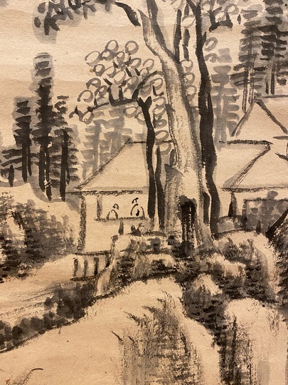 頼山陽 山水図｜古美術・掛け軸の販売・買取・鑑定-松本松栄堂