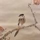 橋本関雪 柘榴小禽図 5