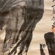 富岡鉄斎 水墨飛泉図 13