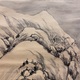 梁川紅蘭 雪中渓山図 13