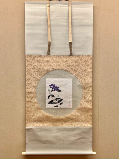 山口蓬春、【桔梗】、希少な大判額装用画集より、新品高級額装付、豪華限定版 山口蓬春、【桔梗】、希少な大判額装用画集より、新品高級額装付