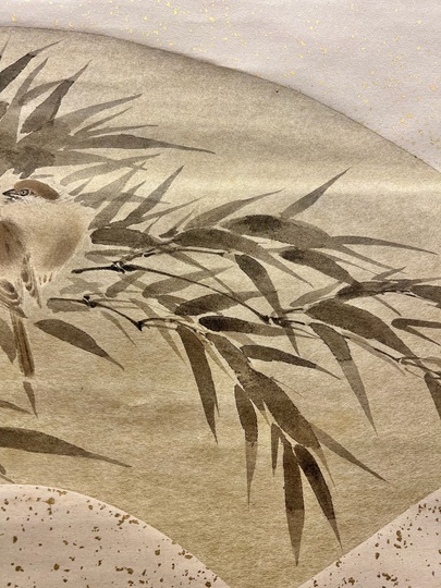 榊原紫峰 墨竹双雀図｜古美術・掛け軸の販売・買取・鑑定-松本松栄堂