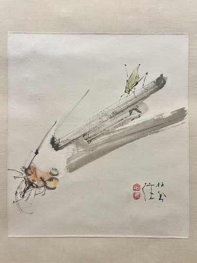 竹内栖鳳 秋圃｜古美術・掛け軸の販売・買取・鑑定-松本松栄堂