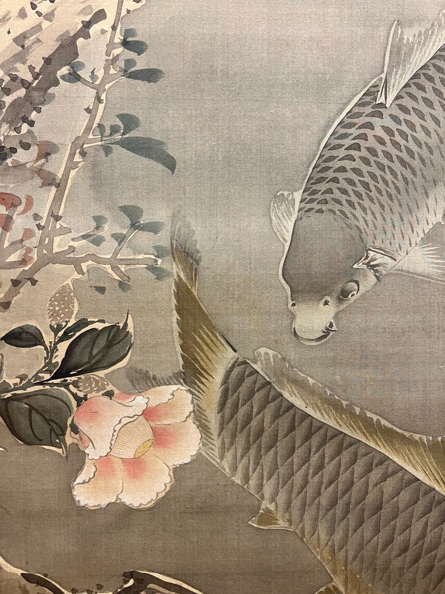 AKa3299 黒田稲皐 肉筆 掛軸 縦額鳥取県額サイズ約78cm×約