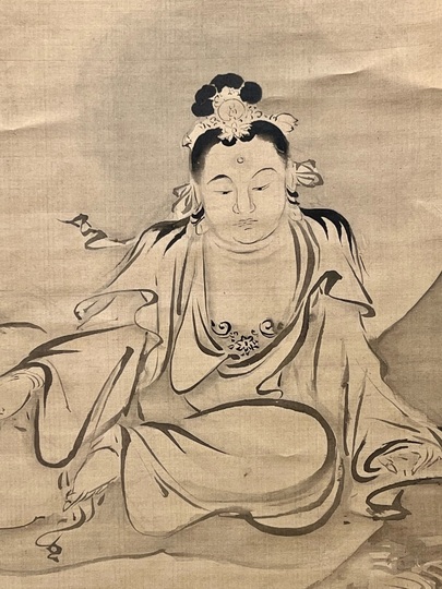 狩野探幽 観音｜古美術・掛け軸の販売・買取・鑑定-松本松栄堂