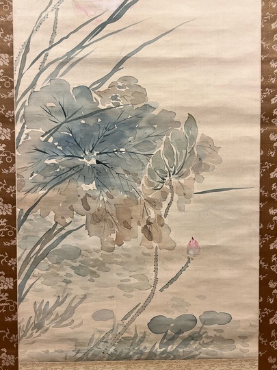 Tsubaki Chinzan lotus|Matsumoto Shoeido | Japanese Paintings and