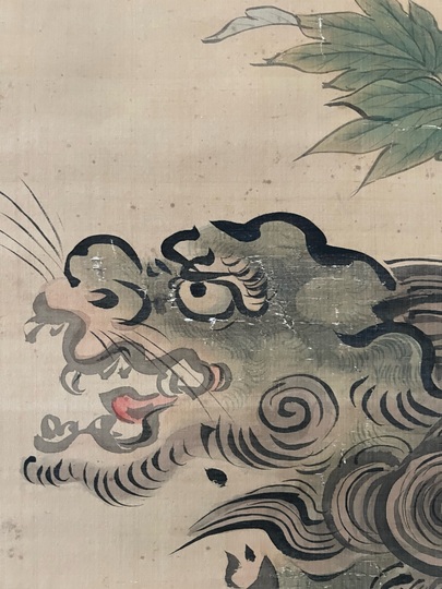 Kano Yasunobu (artistic portrait of a) lion｜Matsumoto