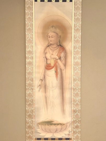 石川晴彦 聖観音｜古美術・掛け軸の販売・買取・鑑定-松本松栄堂