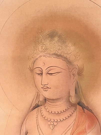 石川晴彦 聖観音｜古美術・掛け軸の販売・買取・鑑定-松本松栄堂