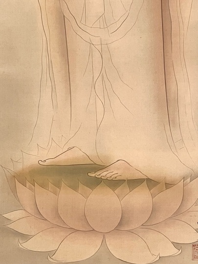 石川晴彦 聖観音｜古美術・掛け軸の販売・買取・鑑定-松本松栄堂