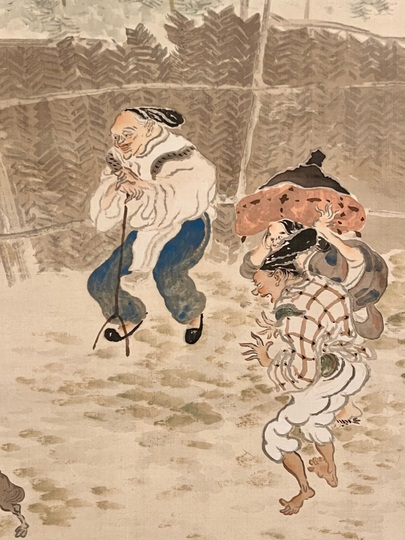 前田青邨 闘犬｜古美術・掛け軸の販売・買取・鑑定-松本松栄堂