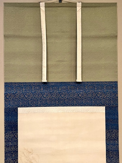 江戸時代 掛軸（吉村孝敬）鶴之図（骨董/古美術） 江戸時代 掛軸（吉村孝敬）鶴之図（骨董/古美術） （都路華香の