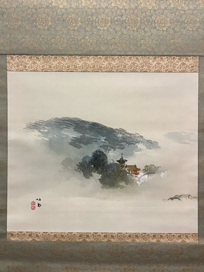 人気ブランドを 竹内栖鳳 東山春霞｜古美術・掛け軸の販売・買取・鑑定-松本松栄堂 和楽器