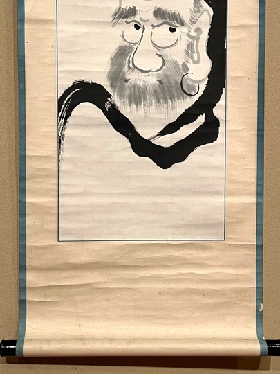 由利滴水 達磨図｜古美術・掛け軸の販売・買取・鑑定-松本松栄堂