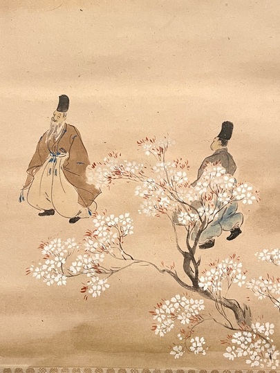 森村宜稲 鞠の庭｜古美術・掛け軸の販売・買取・鑑定-松本松栄堂