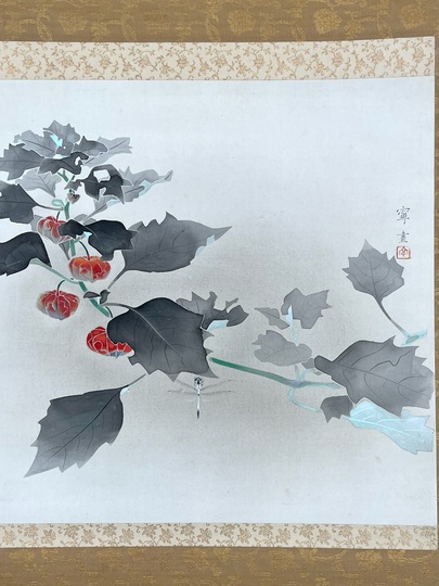 杉山寧 酸漿｜古美術・掛け軸の販売・買取・鑑定-松本松栄堂