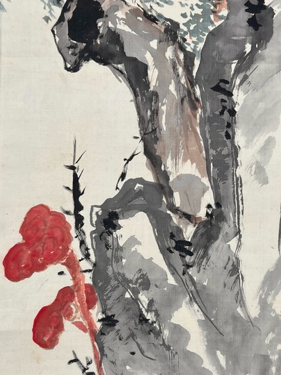 富岡鉄斎 八百長寿之図｜古美術・掛け軸の販売・買取・鑑定-松本松栄堂