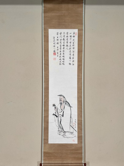 池大雅 陶淵明図｜古美術・掛け軸の販売・買取・鑑定-松本松栄堂