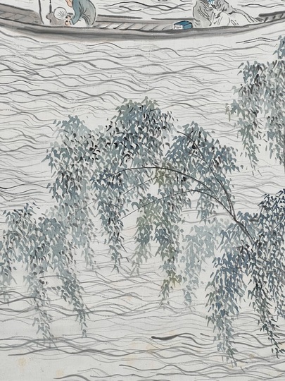 下村観山：横山松琴】画賛 金魚 絹本 掛軸 - メルカリ