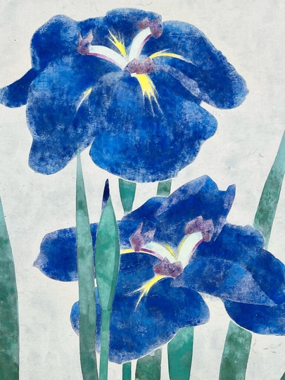 山口華楊 菖蒲｜古美術・掛け軸の販売・買取・鑑定-松本松栄堂