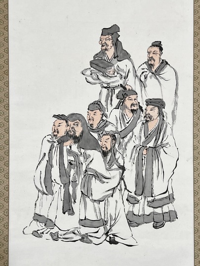 富岡鉄斎 説文統系図｜古美術・掛け軸の販売・買取・鑑定-松本松栄堂