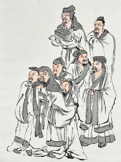 富岡鉄斎 説文統系図｜古美術・掛け軸の販売・買取・鑑定-松本松栄堂