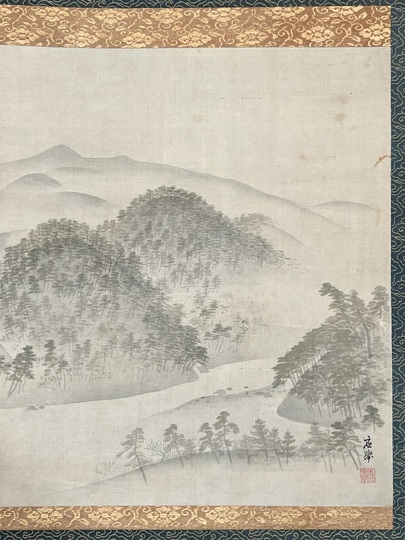 円山応挙 月夜嵐山図｜古美術・掛け軸の販売・買取・鑑定-松本松栄堂