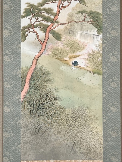 ◎掛け軸/秋の風景？ 秋掛け | 掛軸(掛け軸)販売／表装ご依頼は掛軸いっぷく
